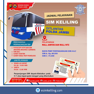 SIM Keliling Kota Jambi